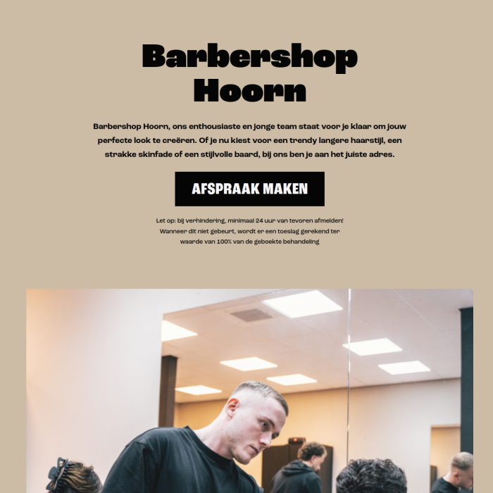 barbershop hoorn